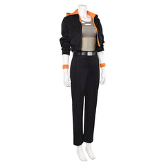 The Bad Guys 2 (2025) Kitty Kat Black Orange Set Outfits Cosplay Costume 