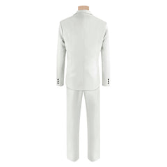 The Bad Guys Mr. Wolf White Suit Set Outfits Cosplay Costume 
