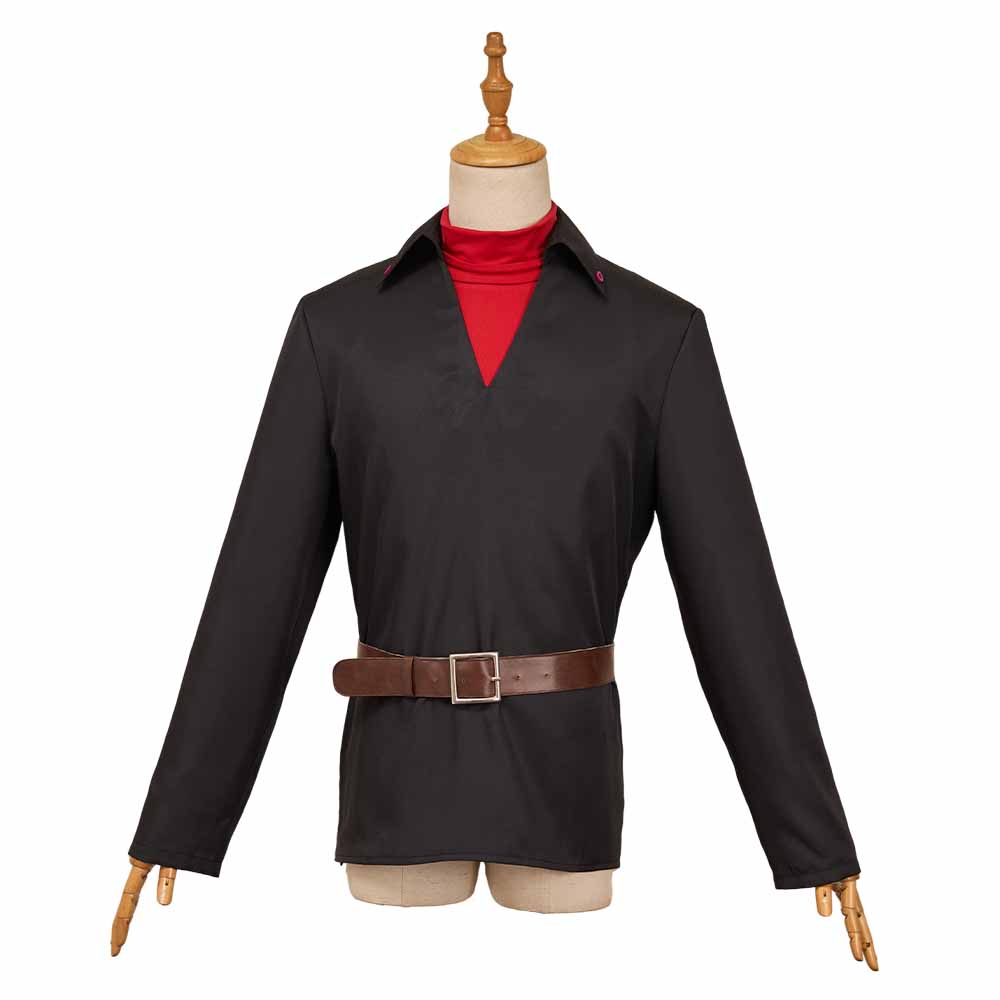 The Black Phone 2 (2025) The Grabber Black Top Set Outfits Halloween Cosplay Costume 
