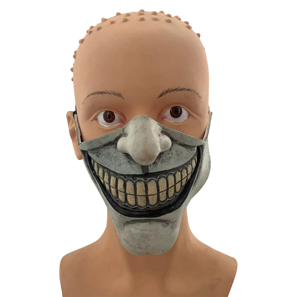 The Black Phone 2 (2025) The Grabber Horror Half Mask Cosplay Latex Masks Accessories Props 