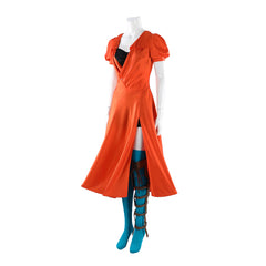 The Bride! (2026) The Bride Orange Dress Blue Socks Set Outfits Halloween Cosplay Costume