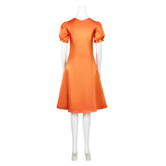 The Bride! (2026) The Bride Orange Dress Halloween Outfits Cosplay Costume