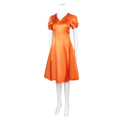The Bride! (2026) The Bride Orange Dress Halloween Outfits Cosplay Costume