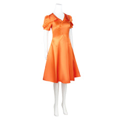 The Bride! (2026) The Bride Orange Dress Halloween Outfits Cosplay Costume