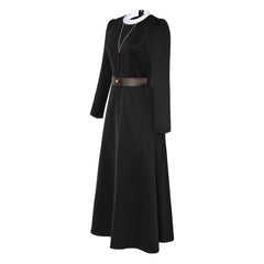 The Conjuring Nun Black Outfits Halloween Horror Cosplay Costume 