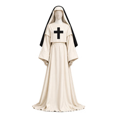 The Devils Sister Jeanne des Anges ​Nun Black White Outfits Halloween Cosplay Costume