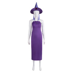 The Emperor's New Groove Yzma Purple Dress Set Outfits Cosplay Costume