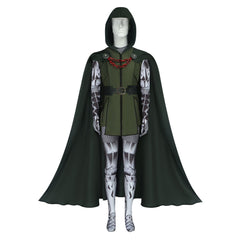 The Fantastic Four: First Steps (2025) Doctor Doom Jumpsuit Cloak Set Outfits Cosplay Costume 