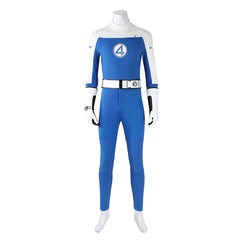 The Fantastic Four: First Steps (2025) Human Torch Blue Jumpsuit Outfits Cosplay Costume 