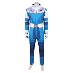 The Fantastic Four: First Steps (2025) Human Torch Blue Spacesuit Cosplay Costume 