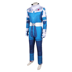 The Fantastic Four: First Steps (2025) Human Torch Blue Spacesuit Cosplay Costume 