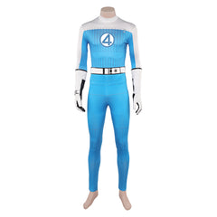 The Fantastic Four: First Steps (2025) Human Torch Blue Uniform Outfits Cosplay Costume 