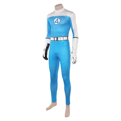 The Fantastic Four: First Steps (2025) Human Torch Blue Uniform Outfits Cosplay Costume 