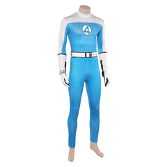 The Fantastic Four: First Steps (2025) Human Torch Blue Uniform Outfits Cosplay Costume 