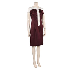 The Fantastic Four: First Steps (2025) Invisible Woman Susan Storm Brown Dress Outfits Cosplay Costume