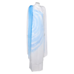 The Fantastic Four: First Steps (2025) Shalla-Bal Silver Surfer Blue Dress Outfits Cosplay Costume 
