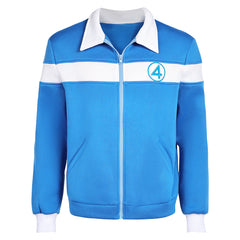 The Fantastic Four: First Steps (2025) The Thing ​Ben Grimm ​Blue Jacket Cosplay Costume 
