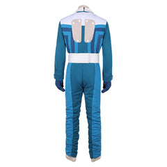 The Fantastic Four: First Steps (2025) The Thing Blue Jumpsuit Jacket Set Outfits Cosplay Costume 