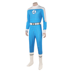 The Fantastic Four: First Steps (2025) The Thing Blue Uniform Outfits Cosplay Costume 