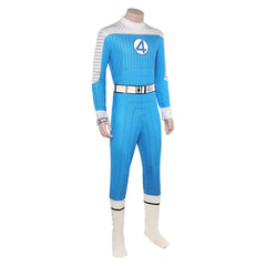 The Fantastic Four: First Steps (2025) The Thing Blue Uniform Outfits Cosplay Costume 
