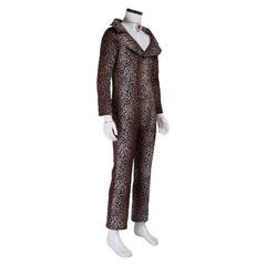 The Fifth Element Ruby Rhod Leopard Print Jumpsuit Set Outfits Cosplay Costume