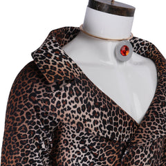 The Fifth Element Ruby Rhod Leopard Print Jumpsuit Set Outfits Cosplay Costume