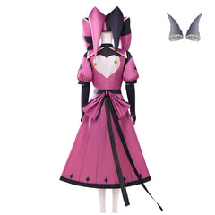 The Freak Circus Columbina Pink Clown Outfits Cosplay Costume Halloween Suit 