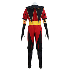 The Freak Circus Pierrot Red Clown Outfits Cosplay Costume Halloween Suit