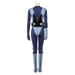 The Ghost In The Shell (2026) Kusanagi Motoko Blue Jumpsuit Set Outfits Cosplay Costume