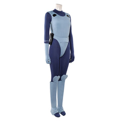 The Ghost In The Shell (2026) Kusanagi Motoko Blue Jumpsuit Set Outfits Cosplay Costume