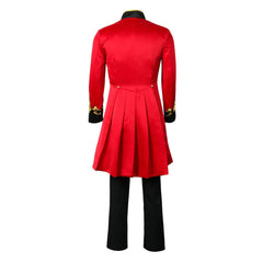 The Greatest Showman P.T. Barnum Red Circus Set Outfits Cosplay Costume Halloween Carnival Suit