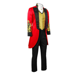 The Greatest Showman P.T. Barnum Red Circus Set Outfits Cosplay Costume Halloween Carnival Suit