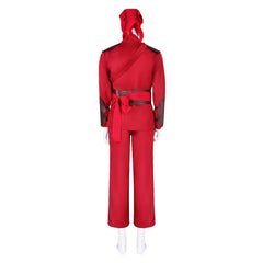 The Hand Ninja Assassin Red Set Outfits Cosplay Costume Halloween Suit
