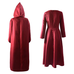 The Handmaid‘s Tale (2025) June Osborne Red Dress Robe Set Outfits Cosplay Costume