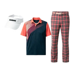 The Hawk (2026) Lonnie Hawkins Golfer Black Orange Set Outfits ​​Cosplay Costume 