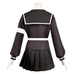 The Hundred Line: Last Defense Academy (2025) Kako Darumi Black Uniform Skirt Outfits Cosplay Costume 