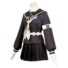 The Hundred Line: Last Defense Academy (2025) Kako Darumi Black Uniform Skirt Outfits Cosplay Costume 
