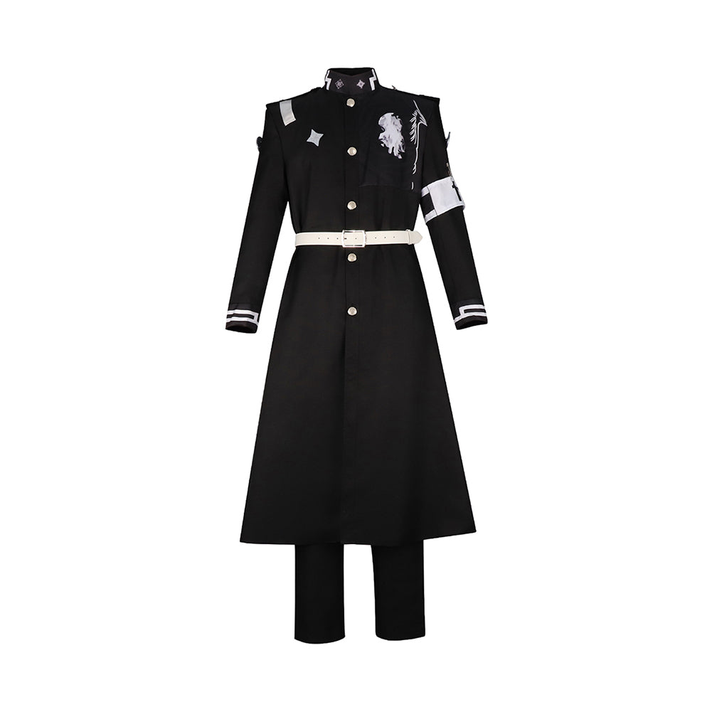 The Hundred Line: Last Defense Academy (2025) Omokage Yugami Black Uniform Outfits Cosplay Costume