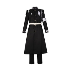 The Hundred Line: Last Defense Academy (2025) Omokage Yugami Black Uniform Outfits Cosplay Costume