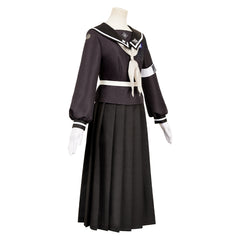 The Hundred Line: Last Defense Academy (2025) Sizuhara Hiruko Black Long Skirt Uniform Outfits Cosplay Costume 