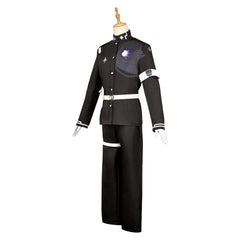 The Hundred Line: Last Defense Academy (2025) Sumino Takumi Black Uniform Outfits Cosplay Costume