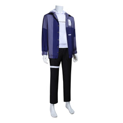 The Hundred Line: Last Defense Academy (2025) Takumi Sumino Blue Jacket Set Cosplay Costume 