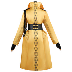 The Hunger Games Drusilla Yellow Dress Set Outfits Cosplay Costume 