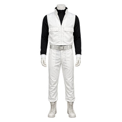The Hunger Games: Sunrise On The Reaping (2026) Haymitch Abernathy White Vest Set Outfits Cosplay Costume - Pre-order