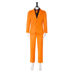 The Jester Ken Arnold Yellow Suit Set Outfits Horror Cosplay Costume 