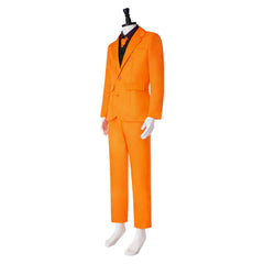 The Jester Ken Arnold Yellow Suit Set Outfits Horror Cosplay Costume 