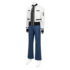 The King Of Fighters 2002 Kyo Kusanagi White Jacket Set Outfits Cosplay Costume