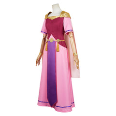 The Legend Of Zelda: Echoes Of Wisdom (2024) Zelda Pink Purple Dress Outfits Cosplay Costume Halloween Carnival Suit 