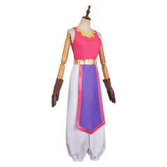 The Legend Of Zelda: Echoes Of Wisdom (2024) Zelda Royal Travel Attire Pink Outfits Cosplay Costume 