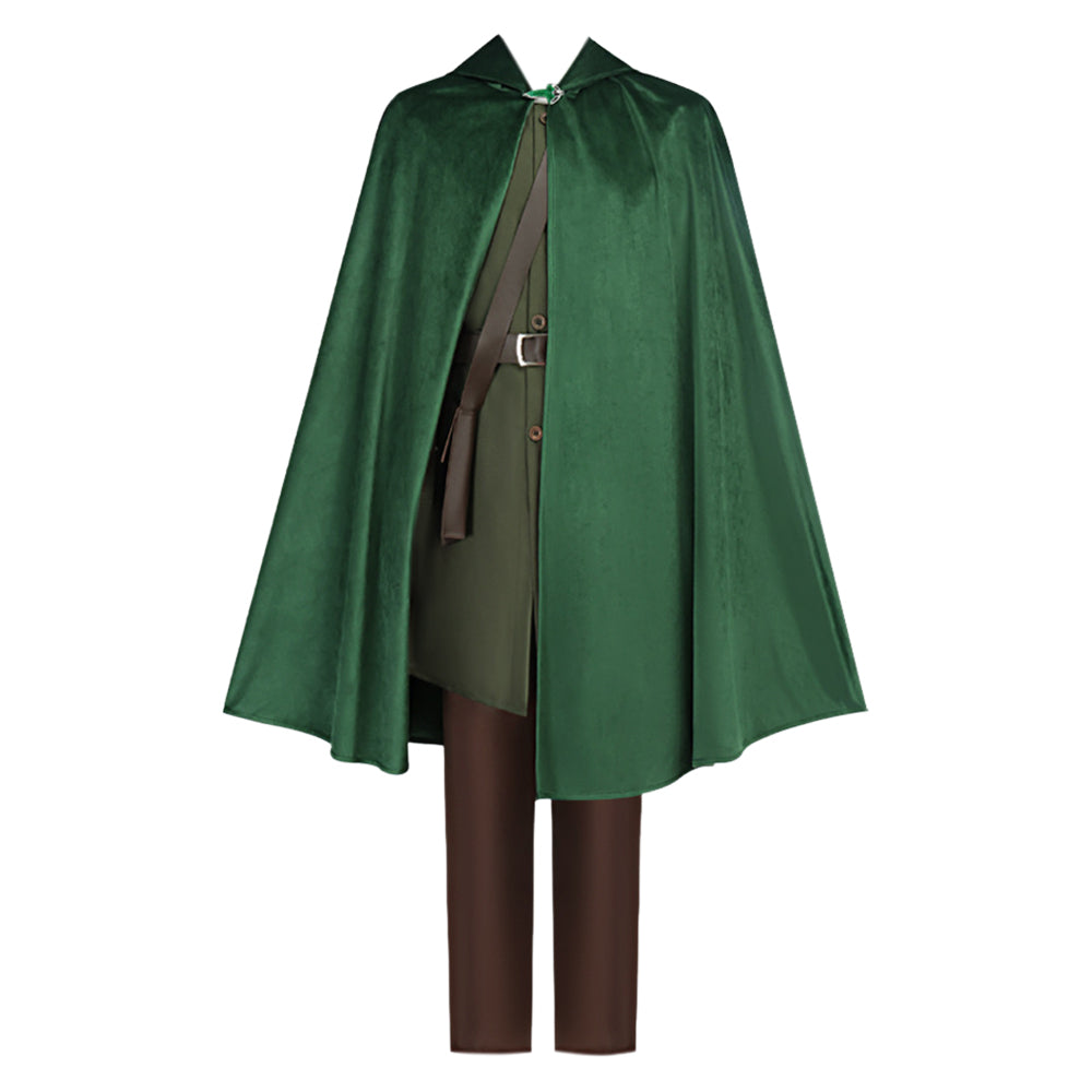 The Lord Of The Rings Bilbo Baggins Green Cloak Set Outfits Cosplay Costume 